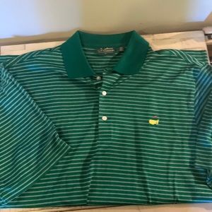 Masters Golf shirt - Green -XL 60’s Two-Ply